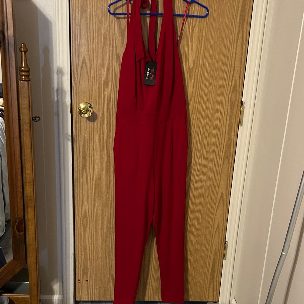 Torrid Bold Red Jumpsuit